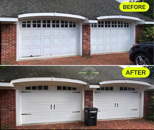Gardenstategarageandsidinggaragedoor-1 Allendale Garage Door, garage door contractor, garage door company, garage door installer